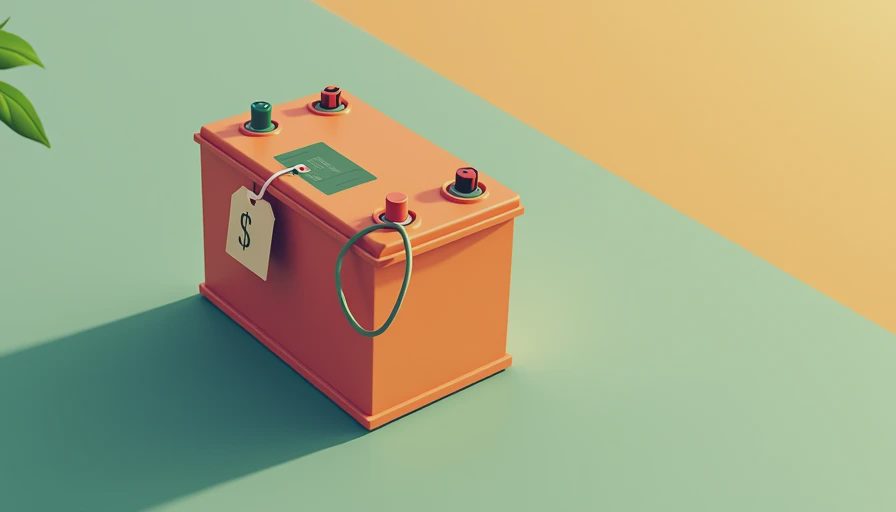 Visual context for car battery replacement cost