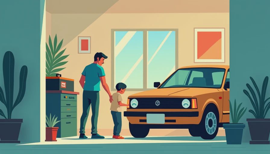 Visual context for how to disconnect car battery