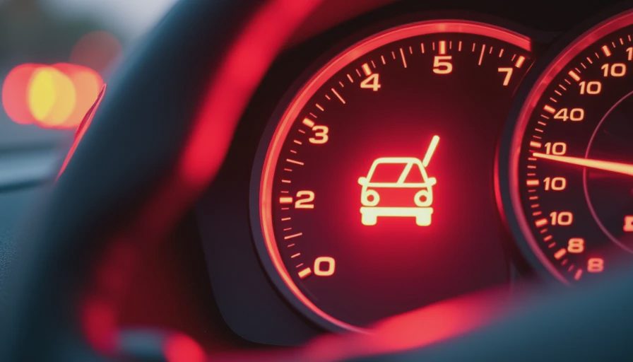 Visual context for flashing check engine light