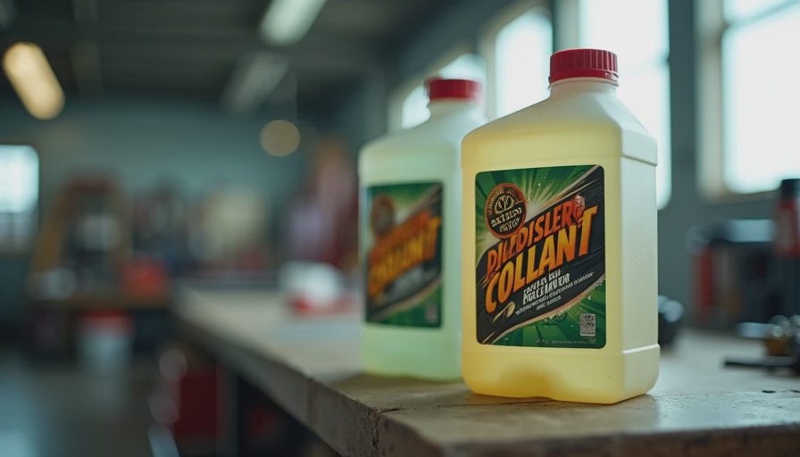 Visual context for coolant and distilled water