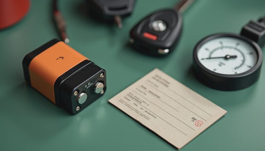 Visual context for tire pressure sensor battery