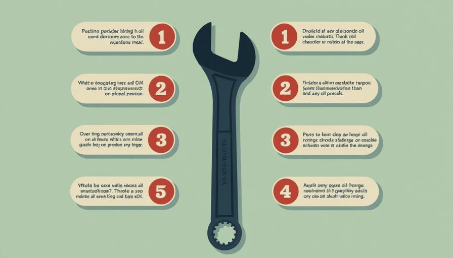 Visual context for how to change oil